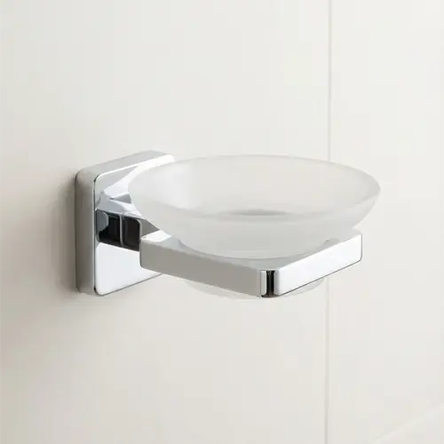 حامل صابون جداري كارليم ميلت فضي